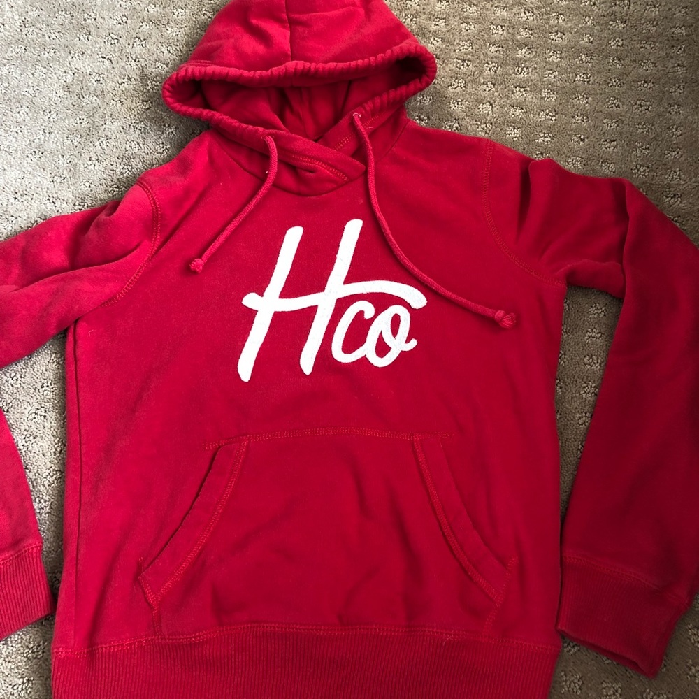 Hollister Red Hoodie